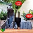 modular-castle-ruins-28mm-fantasy-sci-fi-terrain-cults3D.png Modular Castle Ruin + Sci-Fi Upgrade – 28mm Terrain STL