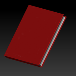 libro2.png STL file Book. Miniature dollhouse・3D print design to download, FJMaker3d