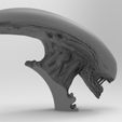 6.jpg Alien Xenomorph Bust 3D Print Stl Model Diorama