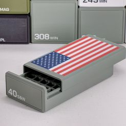 DSC_0540_1_2.jpg STL file Ammo box 40 s&w ammunition storage 50 rounds ammo crate 40 s&w 40sw 40s&w・3D print design to download