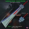 001.jpg HardEdge Sword Cloud - Final Fantasy VII remake 3D print model