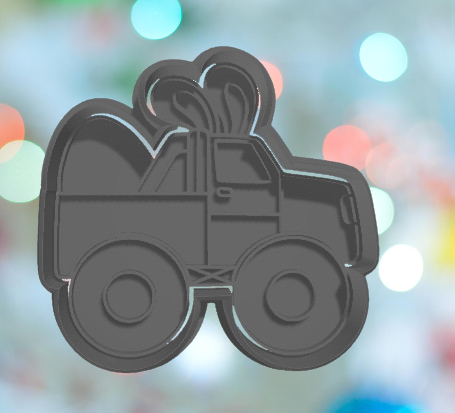 Monster Truck Cookie Cutter