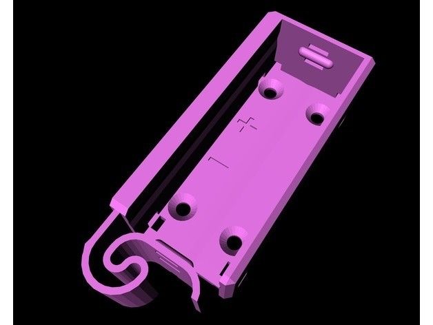 Free STL file 18650 battery holder mod.・3D printer model to download・Cults