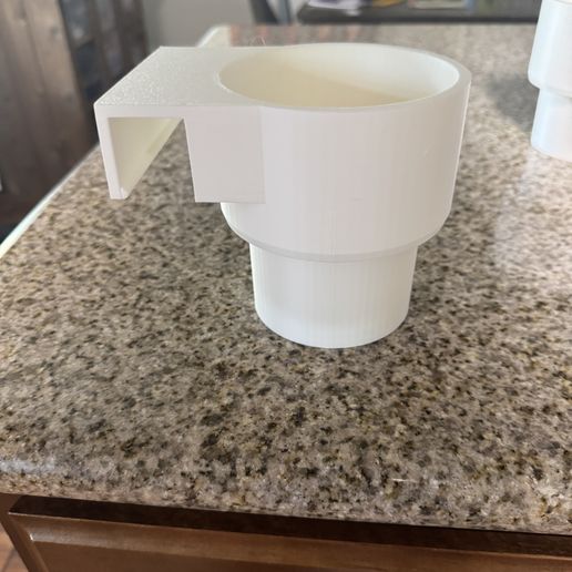 Pontoon Rail Cup Holder 3D model