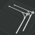 Model.JPG Fichier 3D gratuit Support de sangle pour masque de protection - de luxe・Plan imprimable en 3D à télécharger
