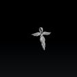SDFCDSZXCS.jpg Pendente Bird Letter T Modelo de impressão 3D
