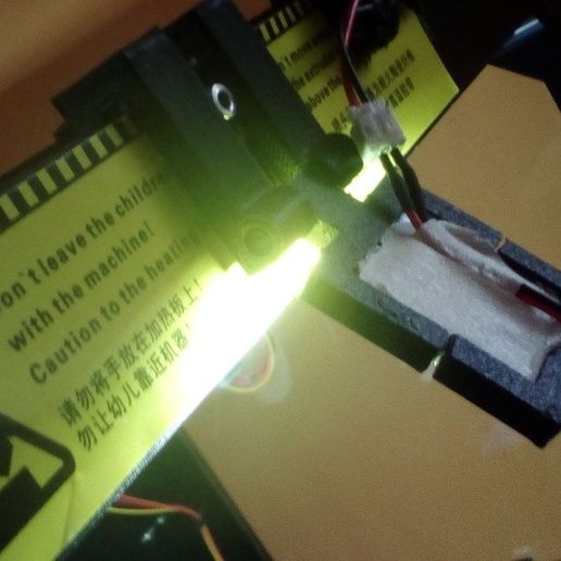 adjustable light from chinese tuning parts , for CTC or 5mmprinter walls