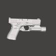 19gen5wild1.png Glock 19 Gen 5 with Inforce Wild 2 Real Size 3D Gun Mold