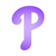 Phillies_Logo.stl Philadelphia Phillies Refrigerator Magnet