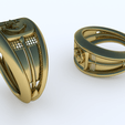 Rend_1.png Sea - Signet Ring 3D model