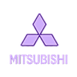 mitsubishi logo_obj.obj mitsubishi logo