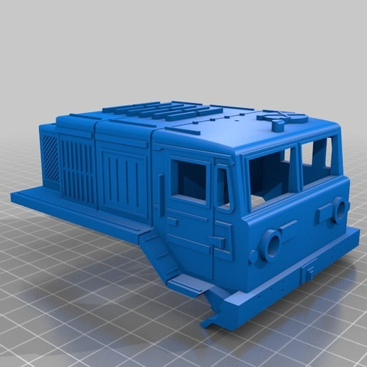 MAZ Cab - 3D model önizlemesi