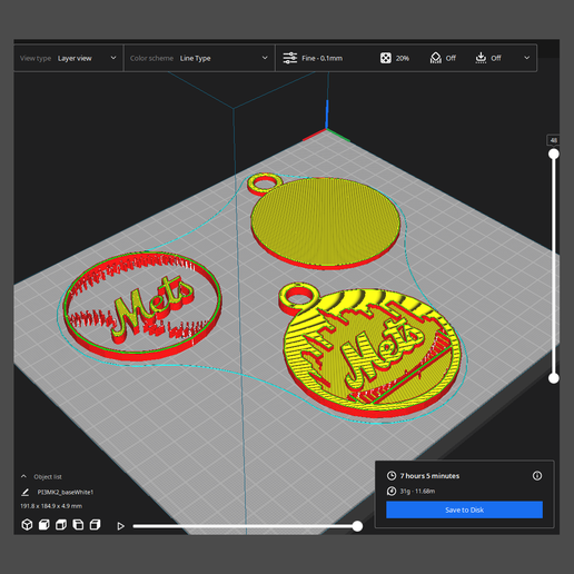 3D file MLB New York Mets Keychan Badge Printable and renderable 🆕 ・3D ...