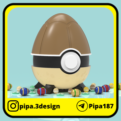 Huevo-Squirtle-1.png STORAGE CONTAINER - POKEBALLS SQUIRTLE EASTER EGG