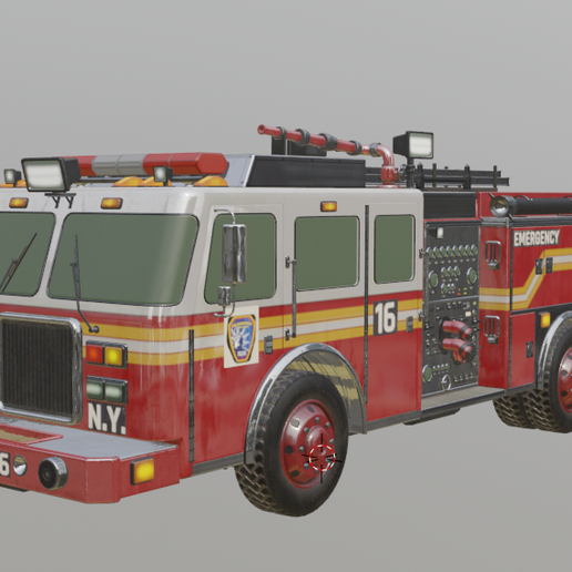Blender_-C__Users_Luis_Desktop_Diseños-por-trabajar_Nycfiretruck_nycfiretruck.blend-30_12_2023-01_.png Scale model - Fire Truck