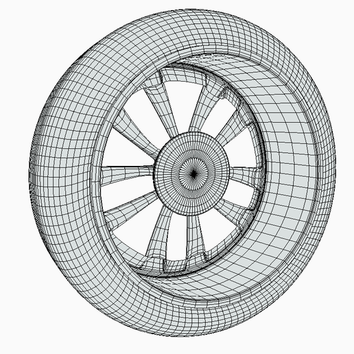🛞 Land Rover Range Rover Evoque Wheel (Rim + Tyre)・ STL File for 3D ...
