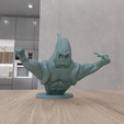 HighQuality5.png 3D Angry Ghost Figure with 3D Stl Files & Stl Figure Statue, 3D Printed Decor, Ghost Face, 3D Printing, 3D Figure Print, Digital Download