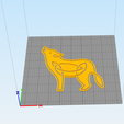 c2.png Free STL file wall decor celtic wolf・Design to download and 3D print, satis3d