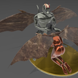 Kefeles-Blowjob-00.png STL file Fargur - The Dragon Wolf (2)・3D printer model to download