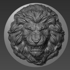2.jpg Download OBJ file Lion grin pendant • 3D printing template, guninnik81
