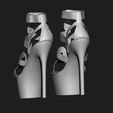 4.jpg 1 SET FASHIONABLE PENDANT WOMENS SHOES HALF-BOOTS 3D MODEL COLLECTION