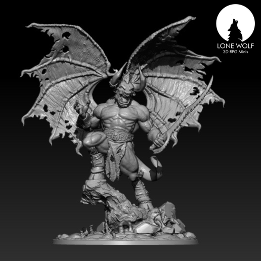 STL file Ardwm, the Black Demon・3D printing template to download・Cults