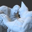 PuniBat-Statue.10.jpg x2 Batman Vs Punisher Dioram Crossover DC Comics Vs Marvel