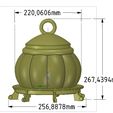 witcnvessel03-21.jpg real witch pot for magic ritual for 3d-print or cnc