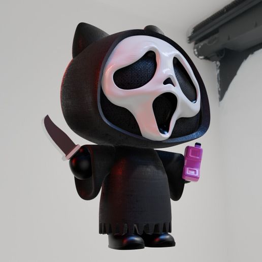 02-GHOSTFACE.jpg HELLO KITTY GHOSTFACE - SCREAM!