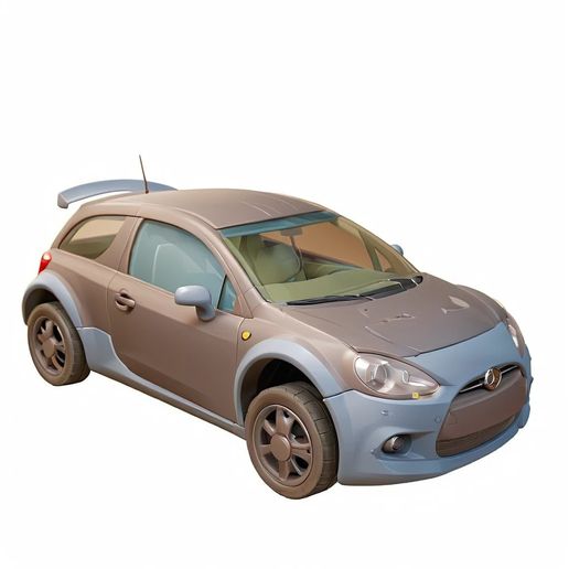 2017 Citroen DS3 R5 - STL Printable 3D model