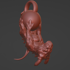 blender_2023-03-18_23-26-32.png STL-Datei Gecko Drache Ohrring・3D-druckbare Vorlage zum herunterladen