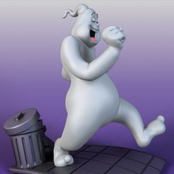 01.jpg STL file The "Real" Ghost of the intro・Model to download and 3D print