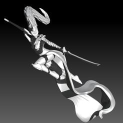 Harlequin_Ms_Blade_and_Gun_RENDER_3.jpg STL file Harlequin Ms Blade and Gun・3D printable model to download