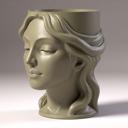 Muse Planter – Artistic Female Bust Flower Pot