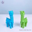 草泥马2-1.jpg STL file Stretchable Alpaca・3D print object to download, Aladdinmagicstudio