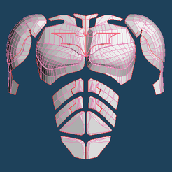 front-pov.png THE DARK KNIGHT/RISES (2008/2012) BATSUIT CHEST, ABS AND SHOULDER PADS (LOW POLY)