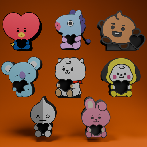 🚐 BT21 MEGA PACK - Pacote completo de imagens BTS (45% OFF