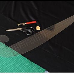 390_px_display_large.jpg Free 3D file Vary Form Garment Ruler・3D printing design to download