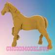 2.png horse 3,3D MODEL STL FILE FOR CNC ROUTER LASER & 3D PRINTER