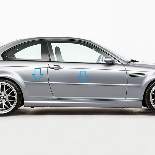 BMW E46 3 Series 1999-2005 Door Side Belt Molding Moulding Body Trim