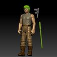screenshot.5204.jpg Star Wars .Luke Skywalker (Bespin Fatigues) - vintage style 3.75" action figure .OBJ Kenner style.