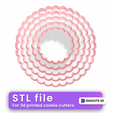 SET-X-5-BLONDAS-CIRCULO-10.png 5 Pcs scalloped rounded circles cookie cutter STL File