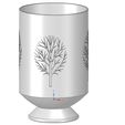 vase52-13.jpg nature style vase cup vessel v52 for 3d-print or cnc