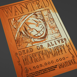 untitled.78png.png Luffy wanted poster