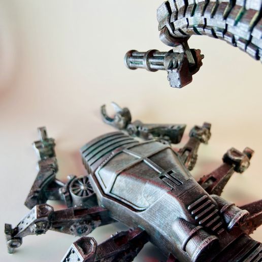 IMG_2531.jpeg Mechanical Scorpion - Print in Place Desk Organizer | Pen Holder