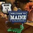 WelcometoMaine.jpg Welcome to Maine Sign