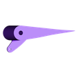 rudder_horn_right.stl Free STL file "Red Duck" First Take Off of a fully printed flying wing.・3D printable object to download