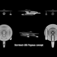 _preview_pegasus.png Ambassador class: Star Trek starship parts kit expansion #17