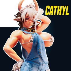 Preview00.png Fichier STL Cathyl Monster Girl de Monster Musume 4 VARIATIONS MODÈLE IMPRIMÉ EN 3D・Design pour imprimante 3D à télécharger