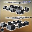 7.jpg Massive rectangular industrial facility with numerous vents and heavy-duty reinforced walls (4) - Future Sci-Fi SF Post apocalyptic Tabletop Scifi Wargaming Planetary exploration RPG Terrain